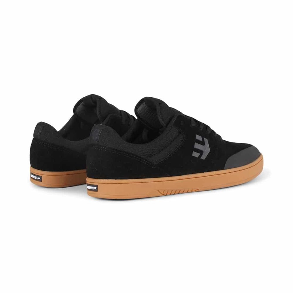 Etnies Marana Skate Shoes - Black/Dark Grey/Gum