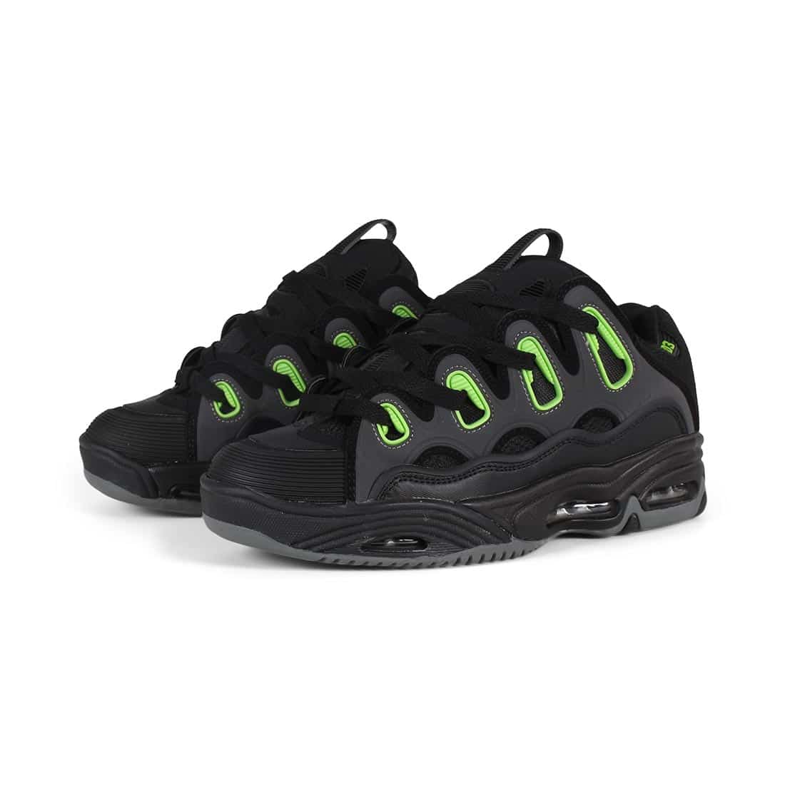 Black and 2024 green osiris shoes