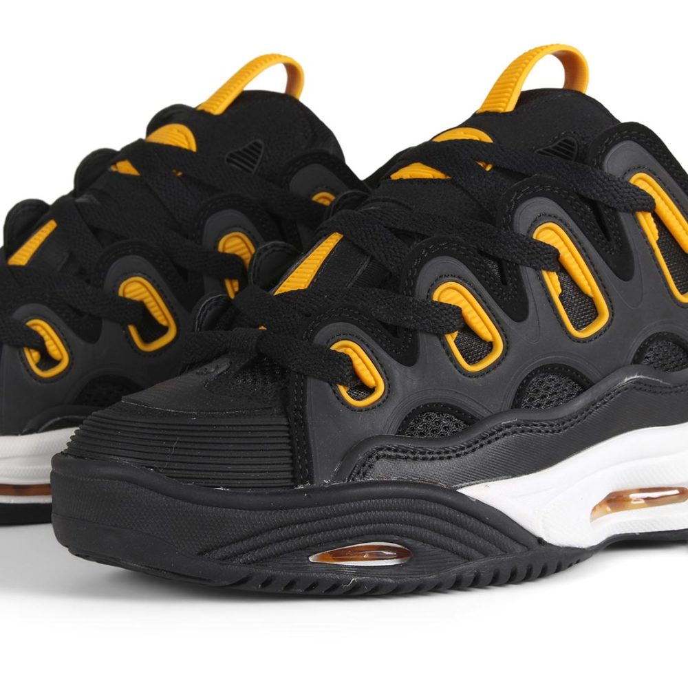 Osiris D3 2001 Shoes - Black / White / Yellow