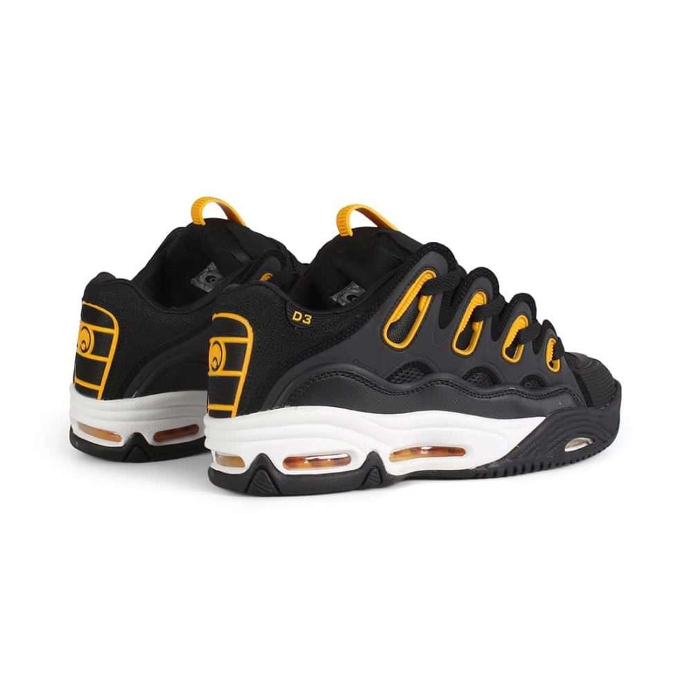 Osiris D3 2001 Shoes - Black / White / Yellow