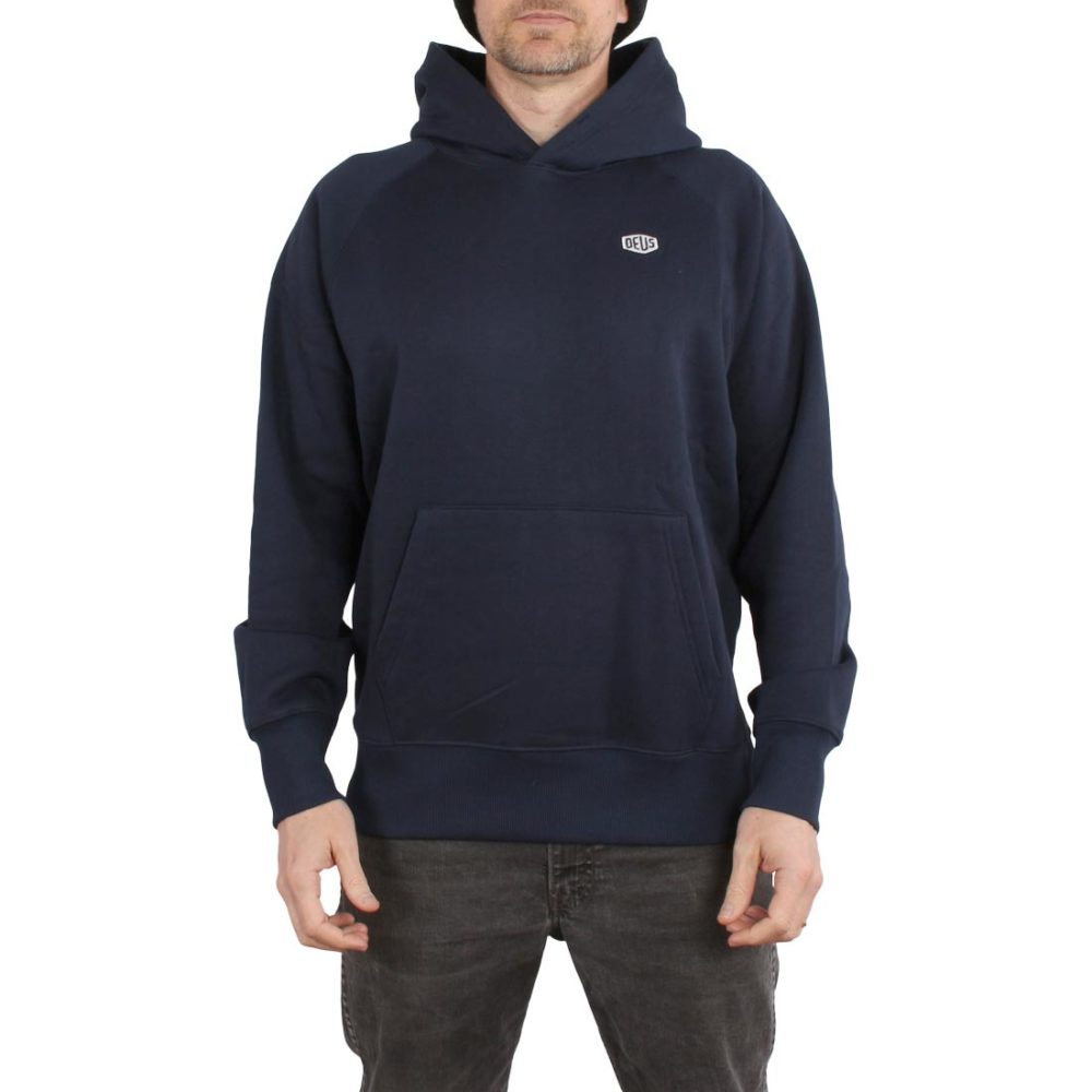 Deus Ex Machina Mike Shield Pullover Hoodie - Navy