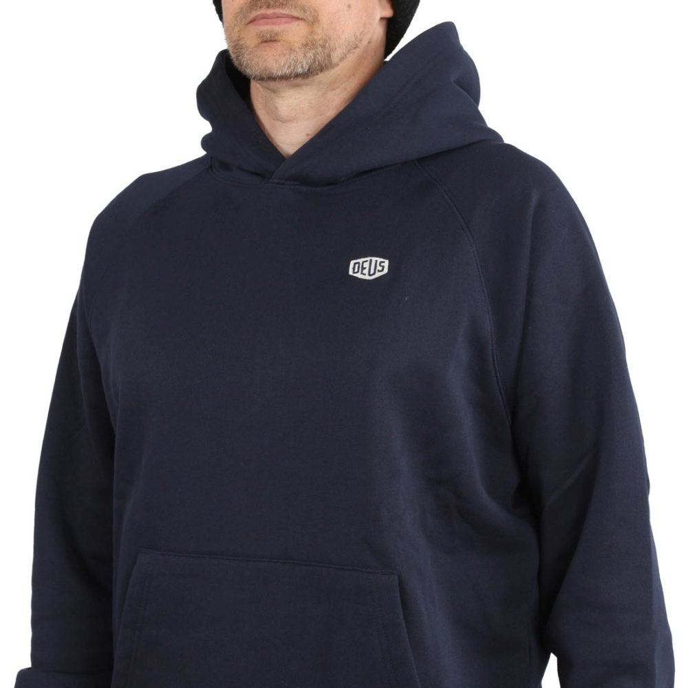 Deus Ex Machina Mike Shield Pullover Hoodie - Navy