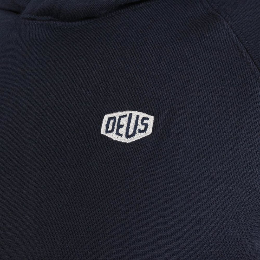 Deus Ex Machina Mike Shield Pullover Hoodie - Navy