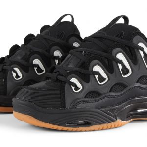 Osiris D3 2001 Skate Shoes Black Gum Supereight
