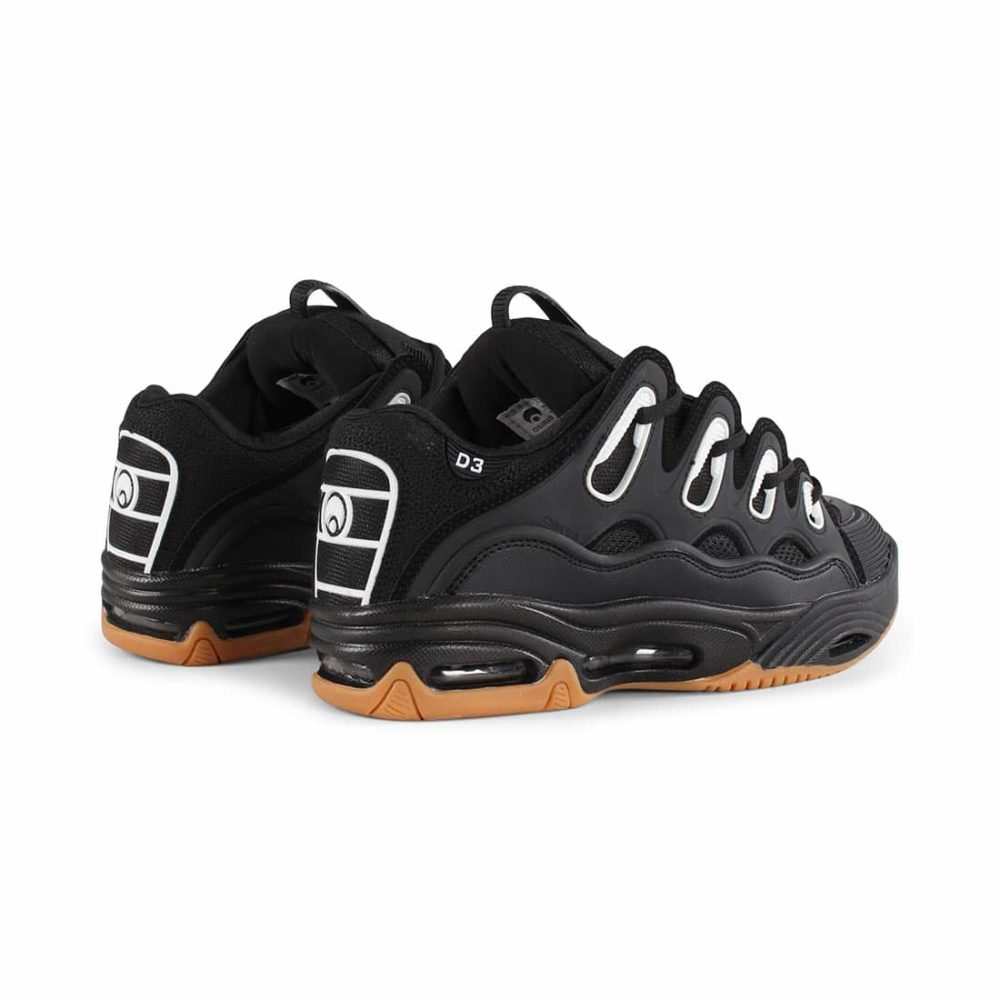 Osiris D3 2001 Skate Shoes - Black/Gum