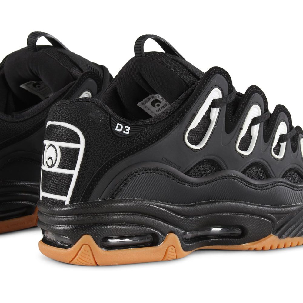Osiris D3 2001 Skate Shoes - Black/Gum