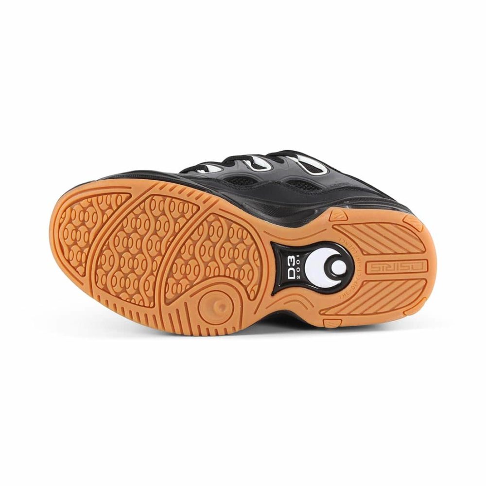 Osiris D3 2001 Skate Shoes - Black/Gum