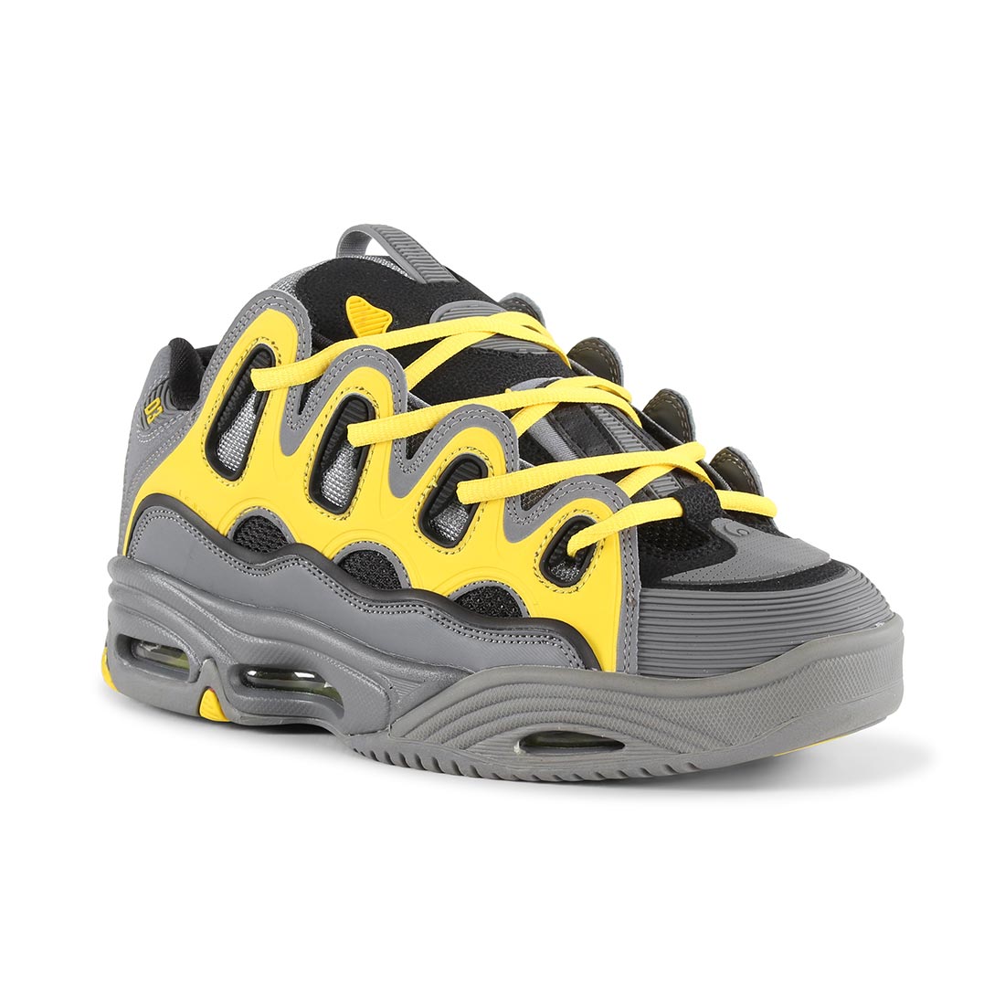 Osiris D3 2001 Shoes - Charcoal / Yellow