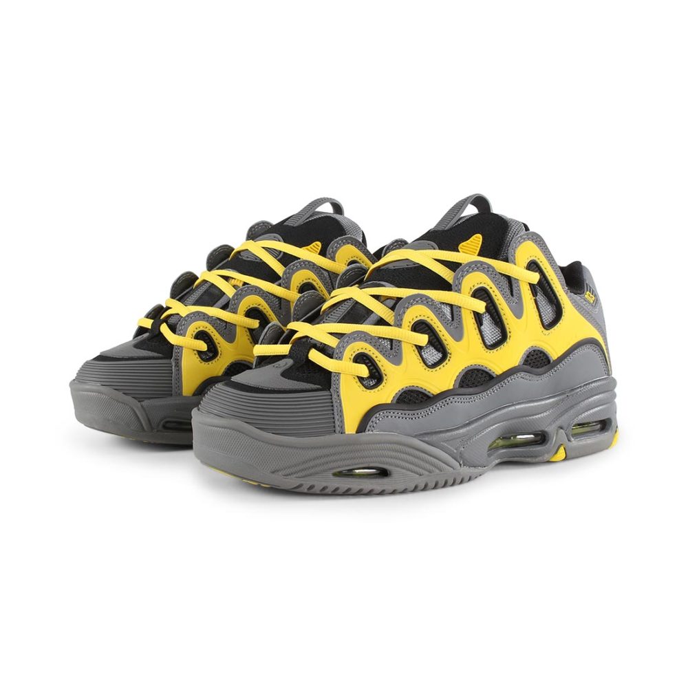 Osiris D3 2001 Shoes - Charcoal / Yellow