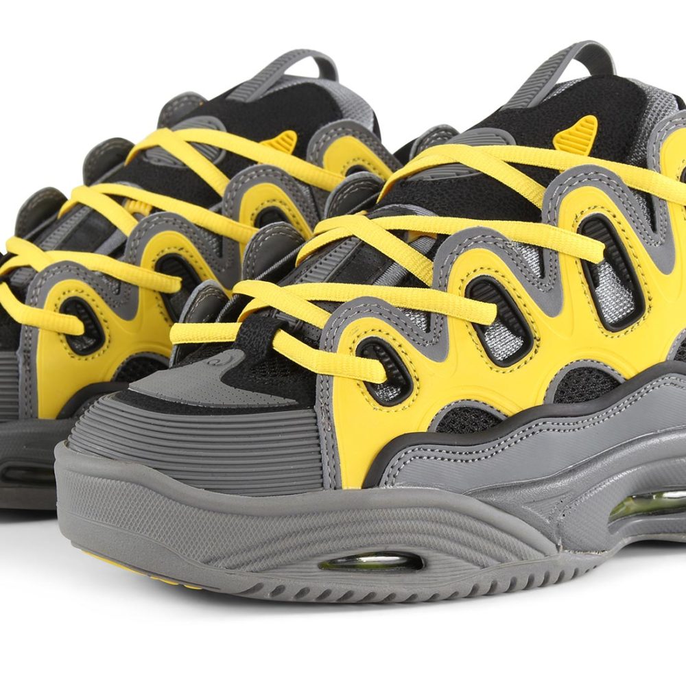 Osiris D3 2001 Shoes - Charcoal / Yellow