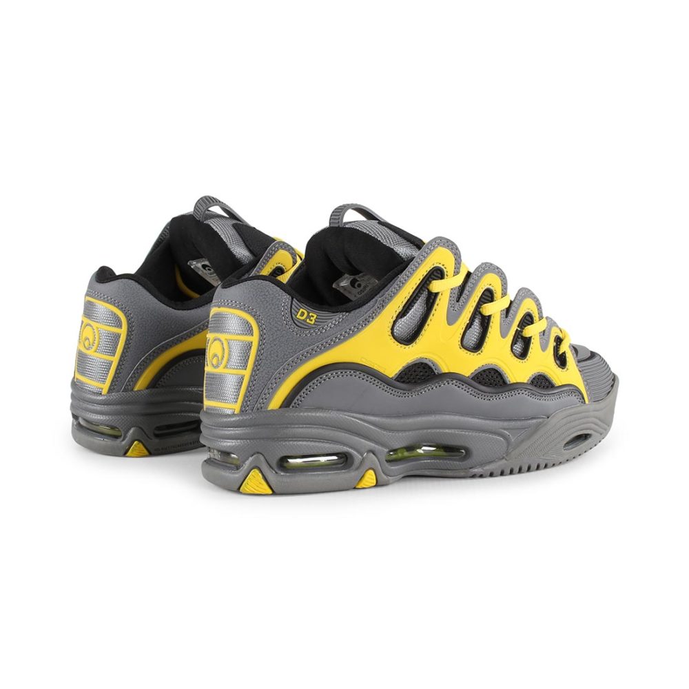 Osiris D3 2001 Shoes - Charcoal / Yellow