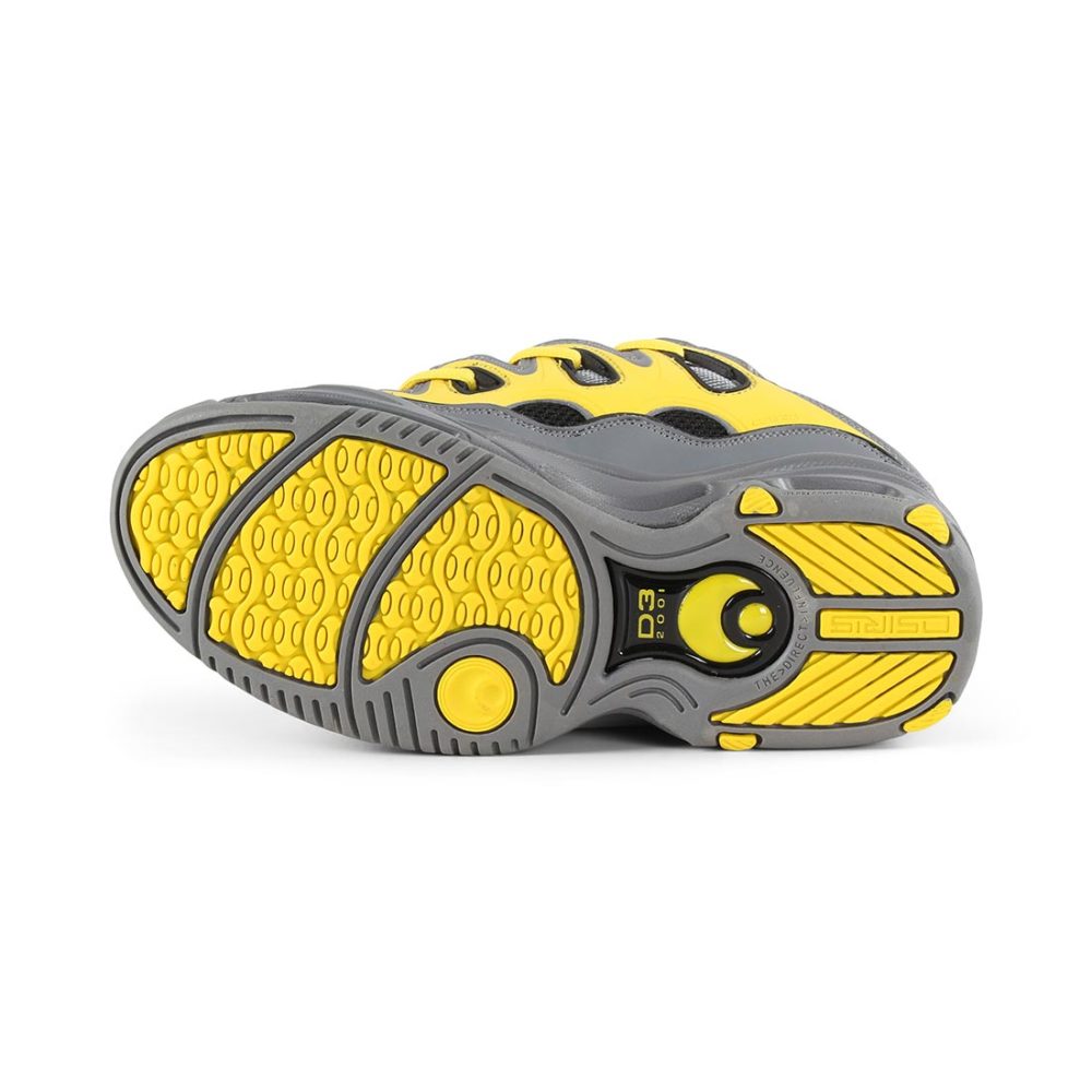 Osiris D3 2001 Shoes - Charcoal / Yellow