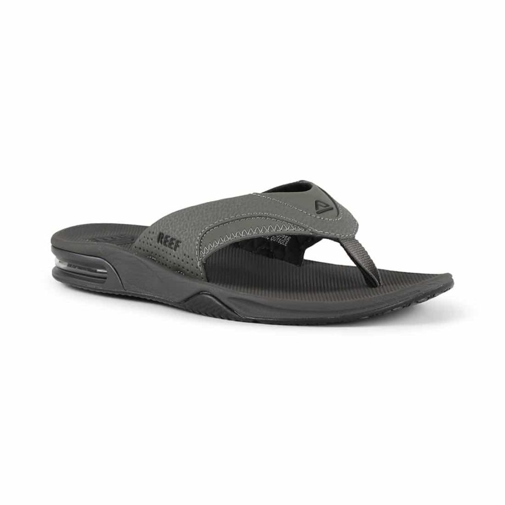 Reef Fanning Sandals - Grey/Black