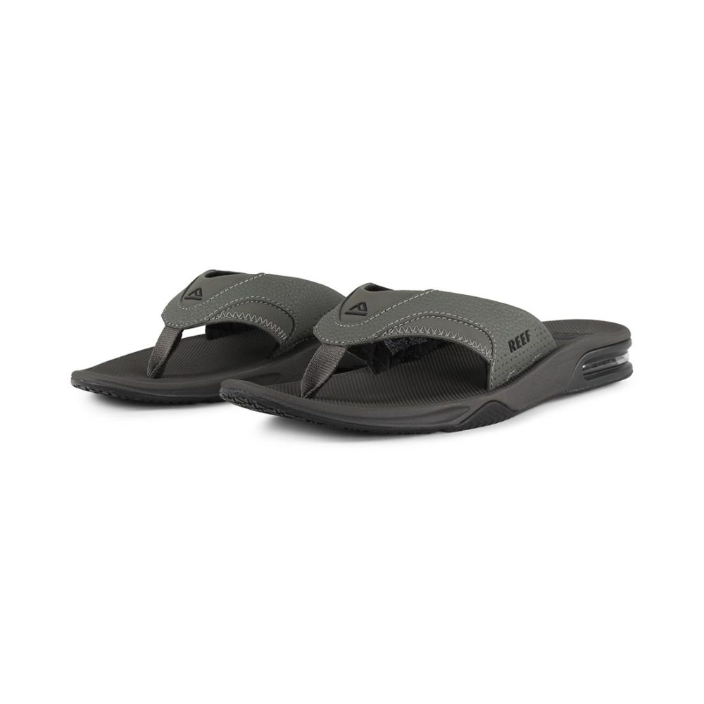 Reef Fanning Sandals - Grey / Black