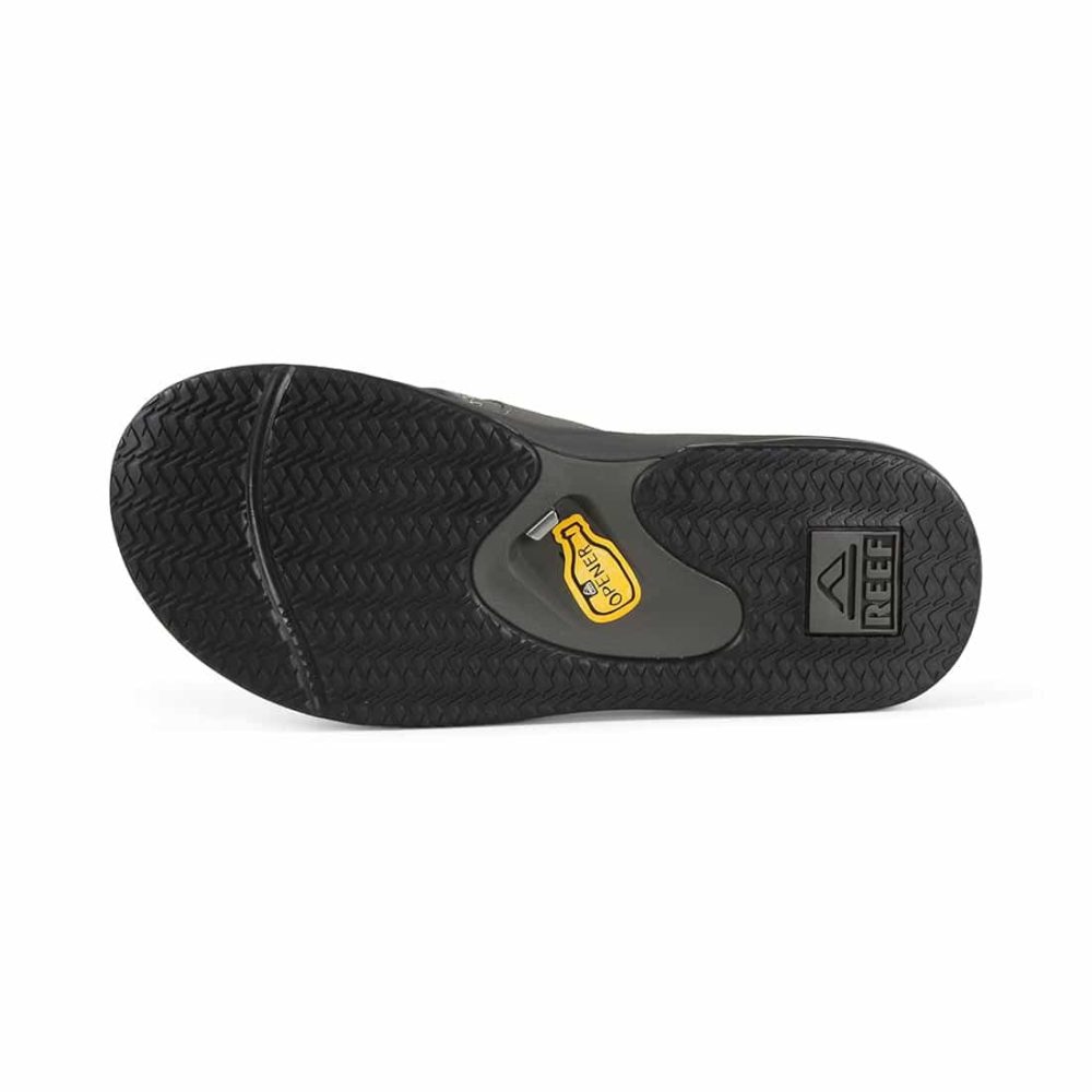 Reef Fanning Sandals - Grey/Black