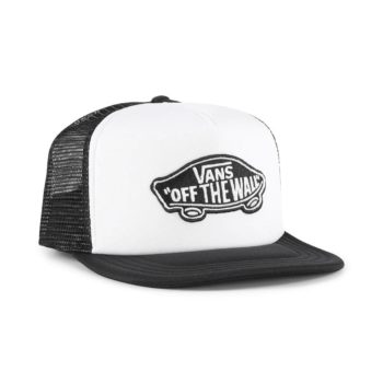 Vans Classic Patch Trucker Hat - White/Black