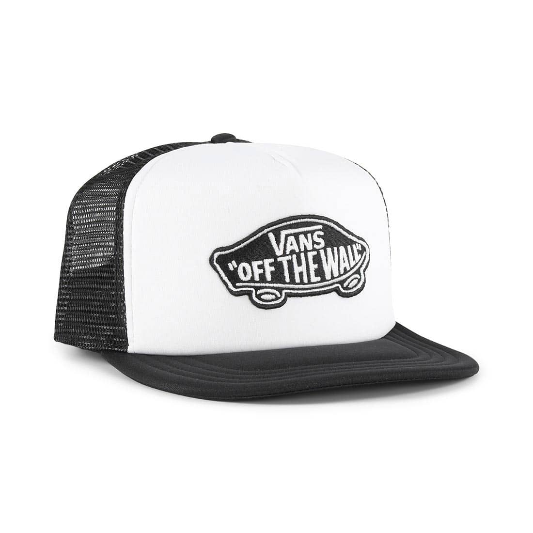 Vans Classic Patch Trucker Hat - White / Black