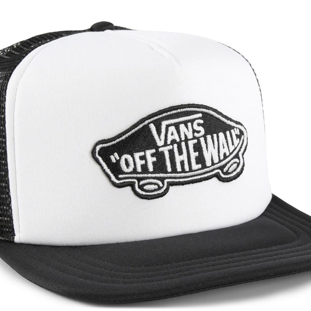 Vans Classic Patch Trucker Hat - White / Black