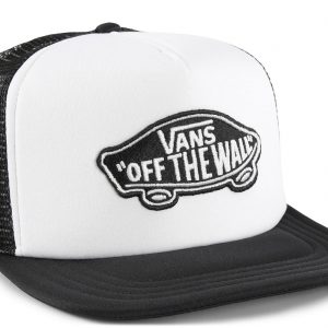 Vans Classic Patch Trucker Hat - White/Black