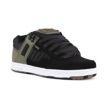 DVS Enduro 125 Skate Shoes - Olive/Black/White Nubuck
