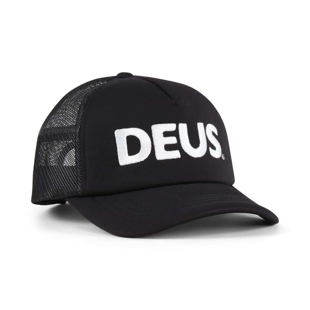 Deus Ex Machina Caps Trucker Cap - Black