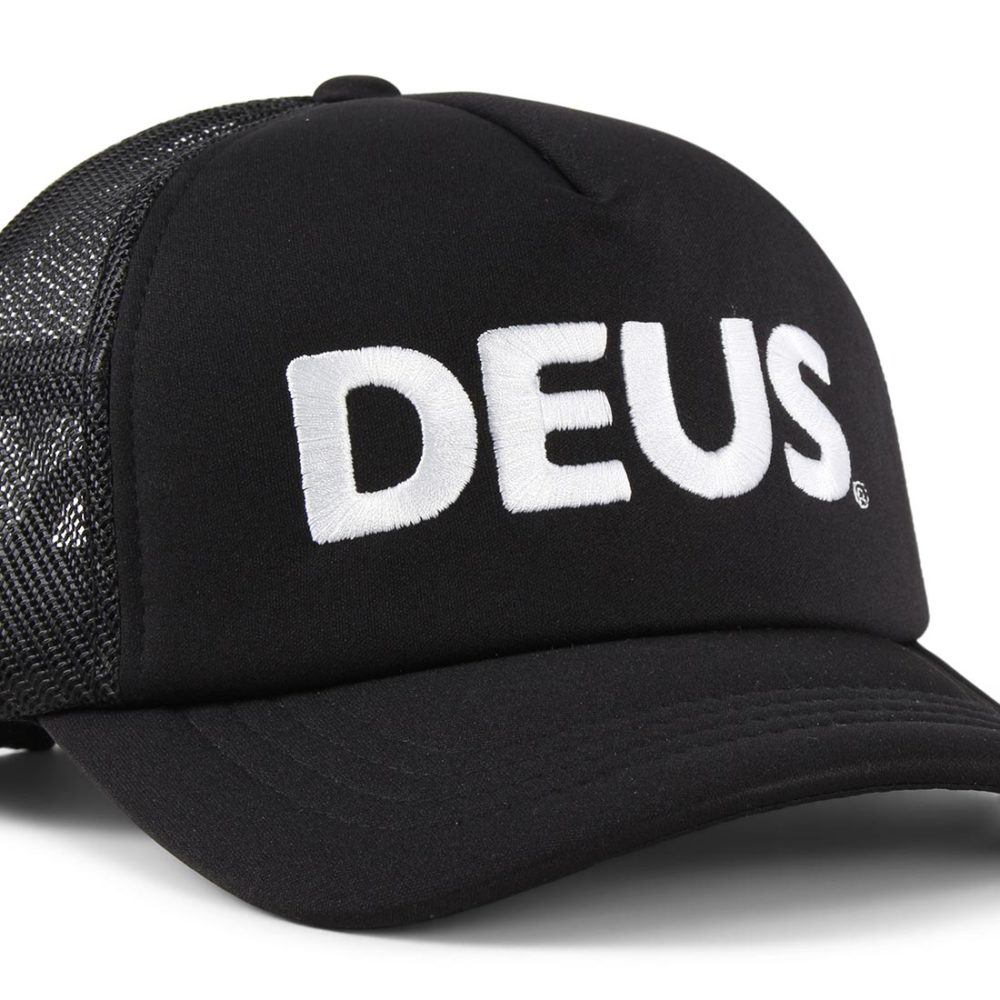 Deus Ex Machina Caps Trucker Cap - Black