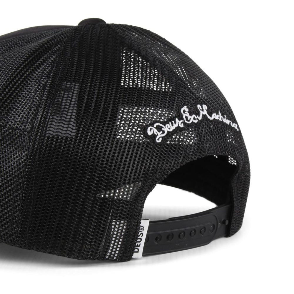 Deus Ex Machina Caps Trucker Cap - Black