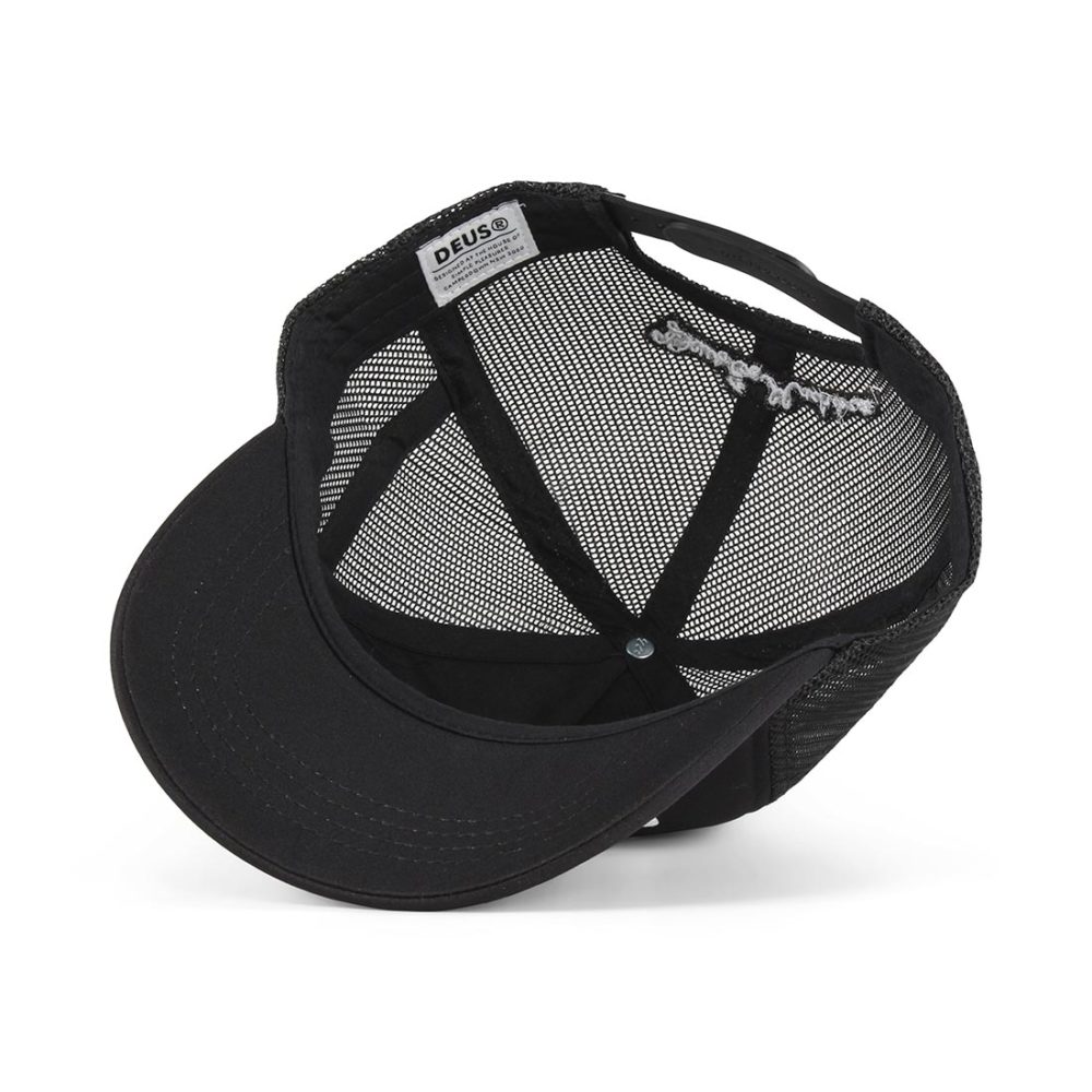 Deus Ex Machina Caps Trucker Cap - Black