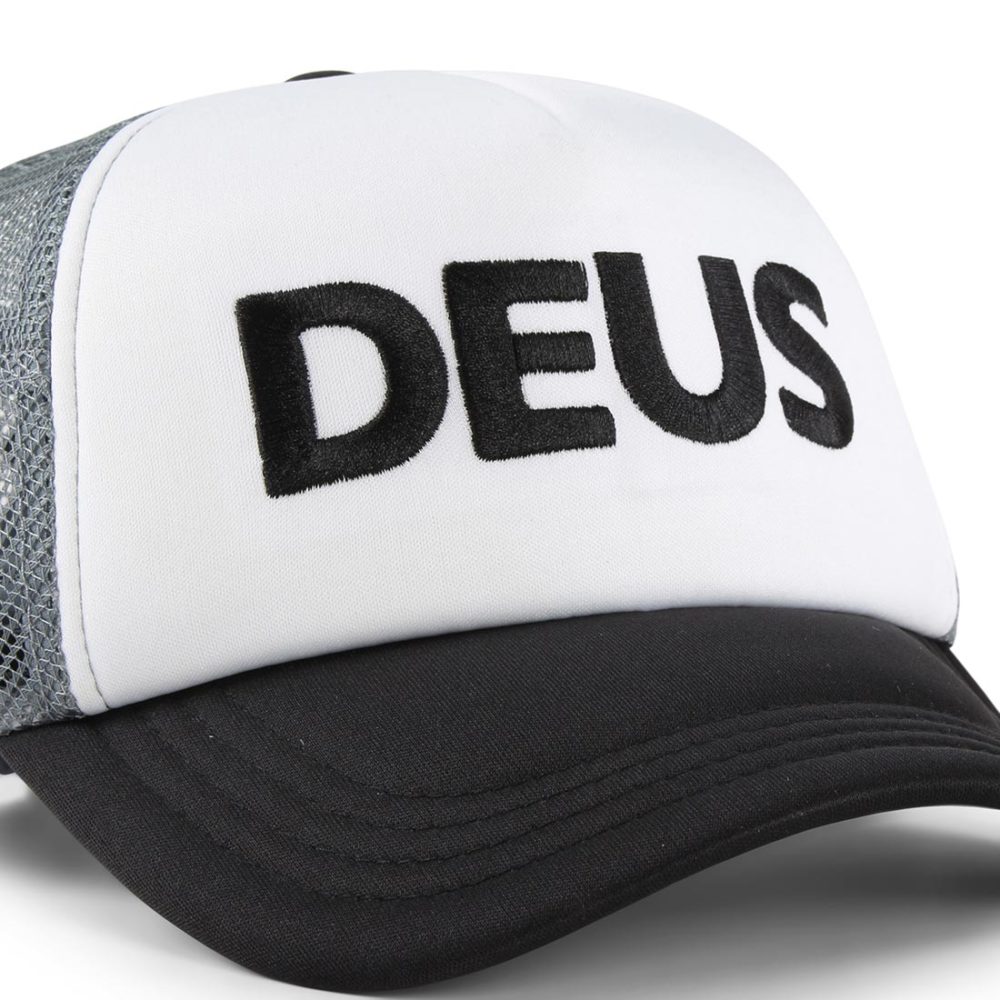 Deus Ex Machina Caps Trucker Cap - Black / Grey