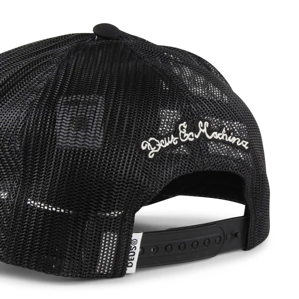 Deus Ex Machina Diamond Trucker Cap - Black / White