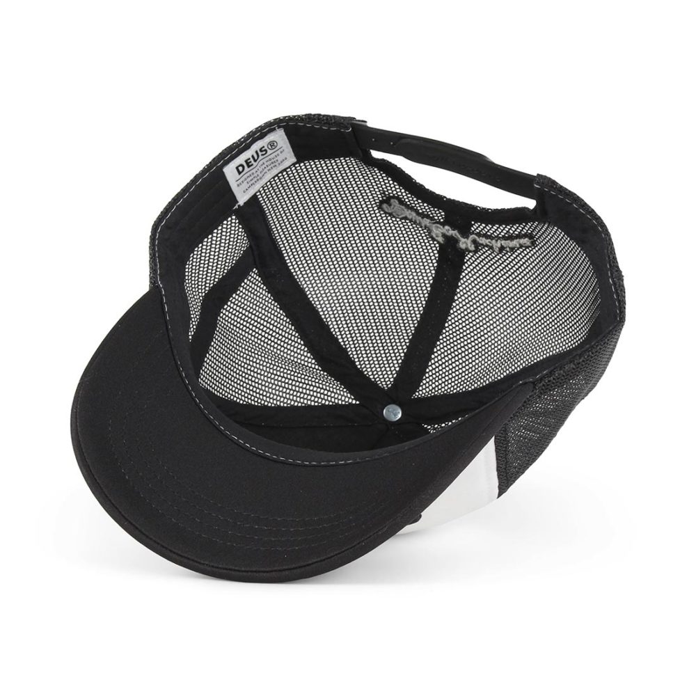 Deus Ex Machina Diamond Trucker Cap - Black / White