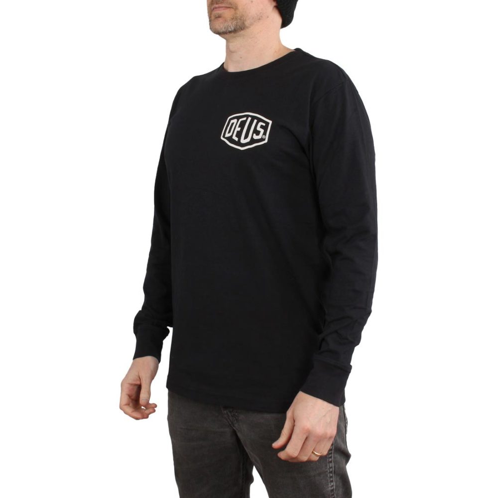 Deus Ex Machina Tokyo Address L/S T-Shirt - Black