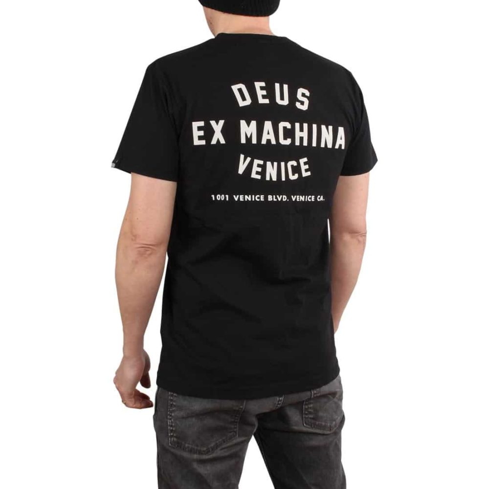 Deus Ex Machina Venice Skull S/S T-Shirt - Black