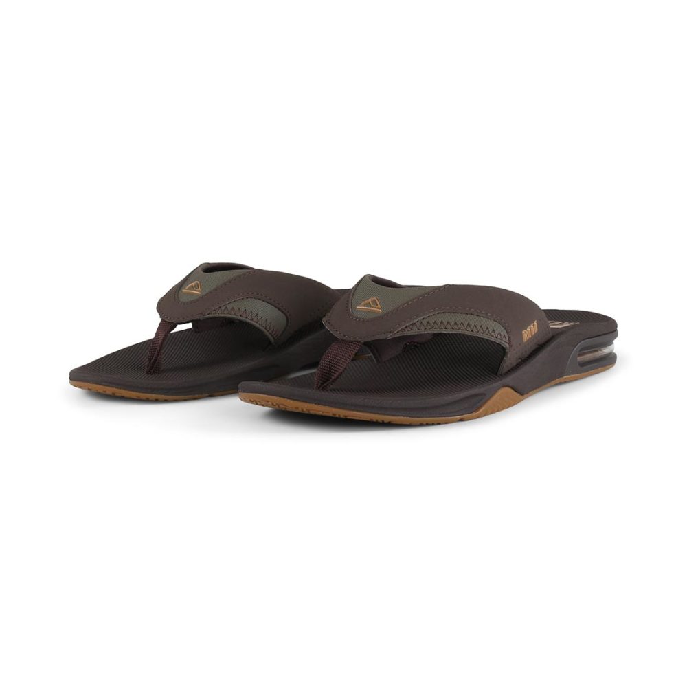 Reef Mens Fanning Sandals - Brown/Gum