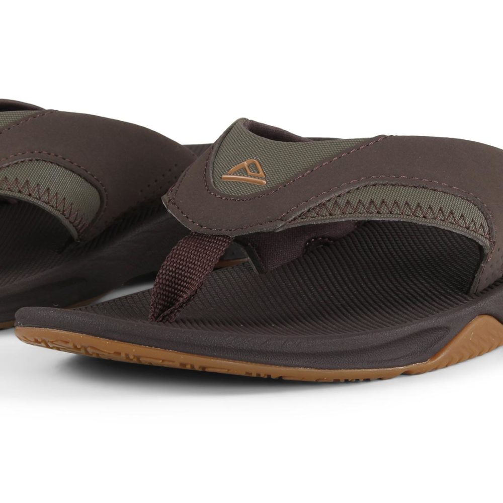 Reef Mens Fanning Sandals - Brown/Gum