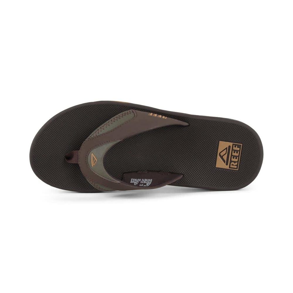 Reef Mens Fanning Sandals - Brown/Gum
