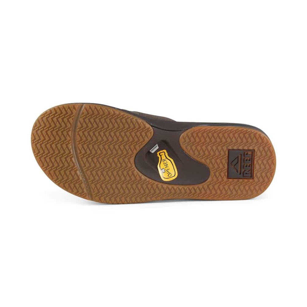 Reef Mens Fanning Sandals - Brown/Gum