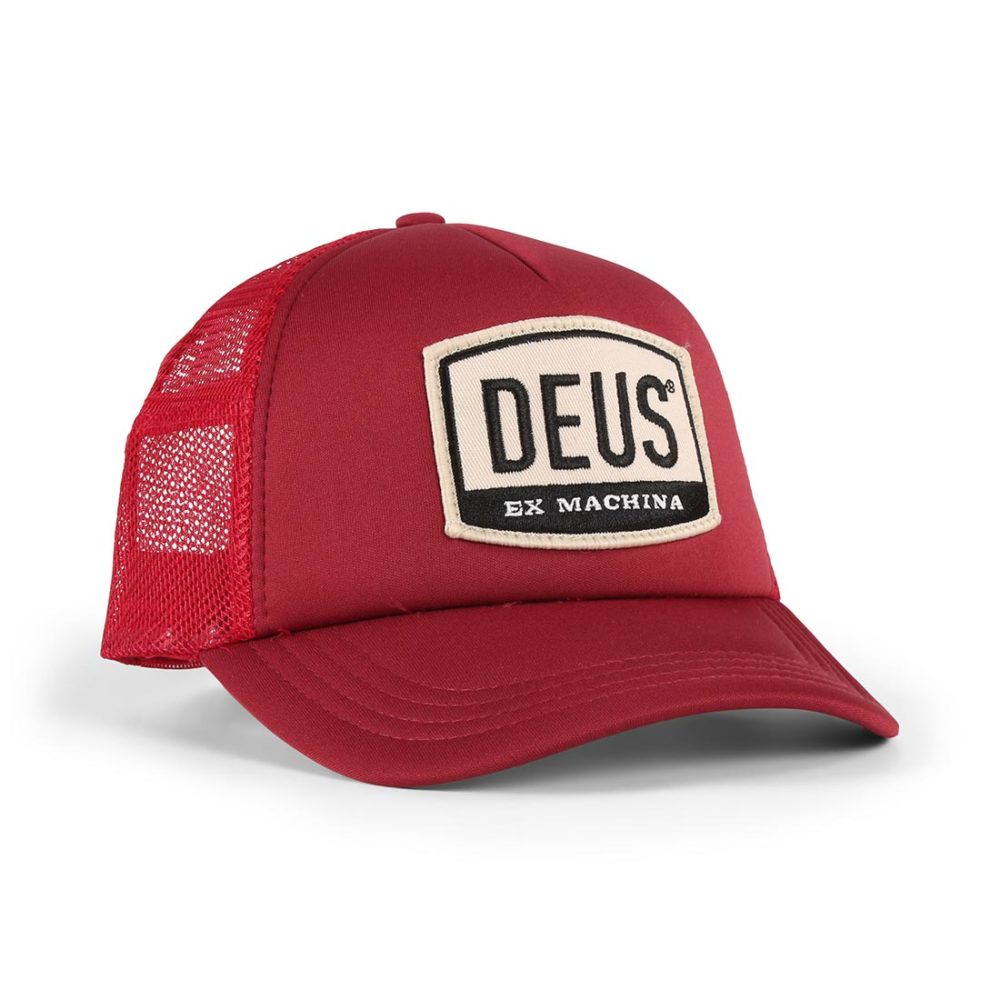 Deus Ex Machina Moretown Mesh Back Trucker Cap - Plum Red