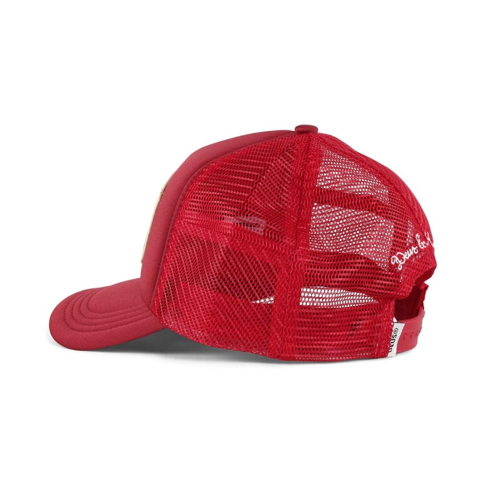 Deus Ex Machina Moretown Mesh Back Trucker Cap - Plum Red