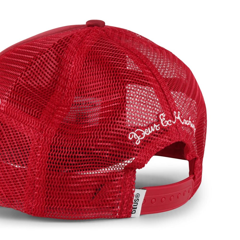 Deus Ex Machina Moretown Mesh Back Trucker Cap - Plum Red