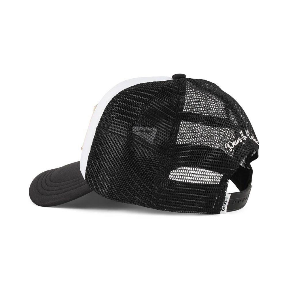 Deus Ex Machina Moretown Mesh Back Trucker Cap - White / Black