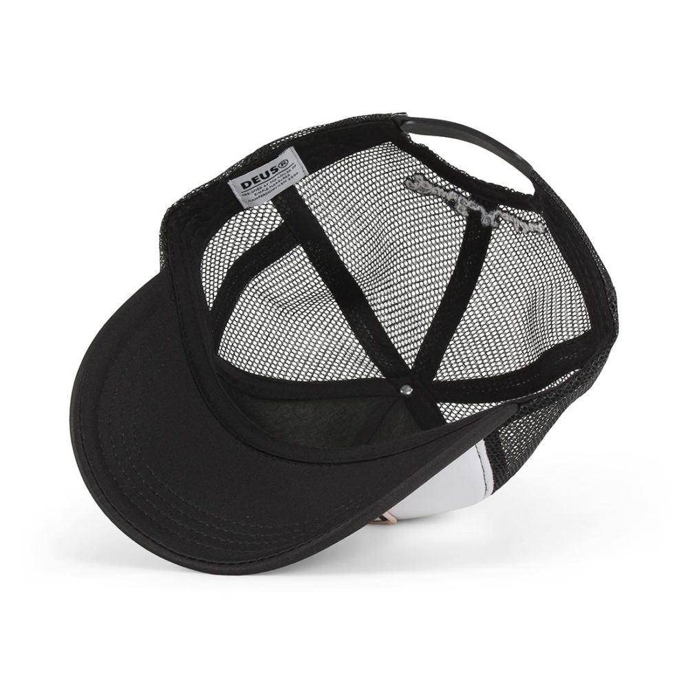 Deus Ex Machina Moretown Mesh Back Trucker Cap - White / Black