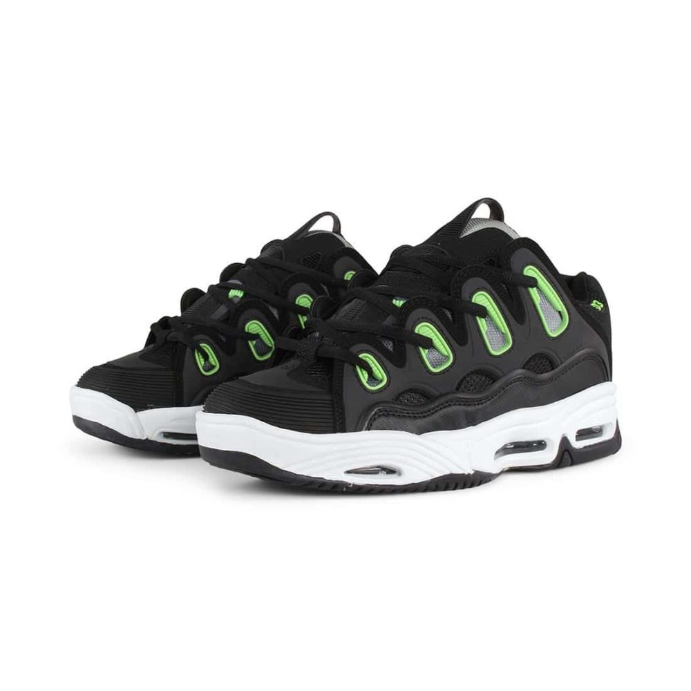 Osiris D3 2001 Shoes - Black / White / Green