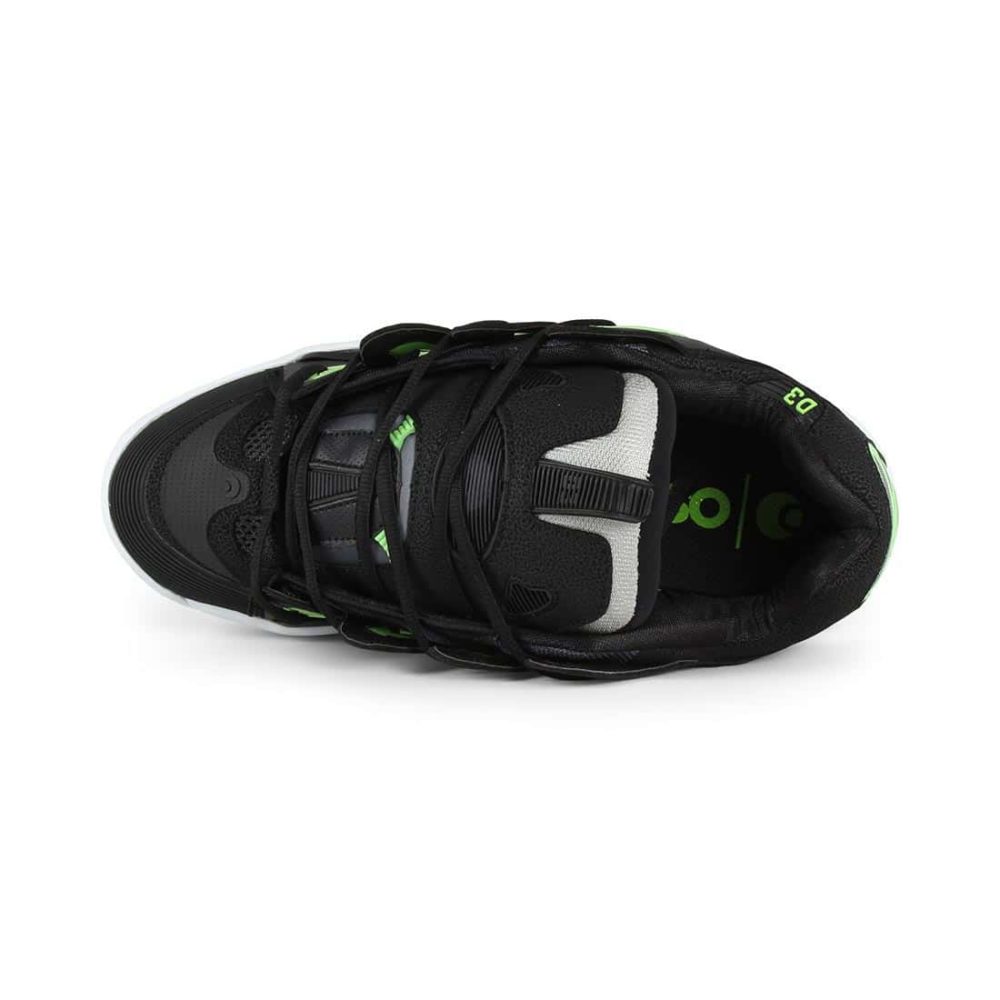 Osiris D3 2001 Shoes - Black / White / Green