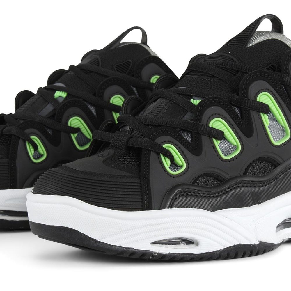 Osiris D3 2001 Shoes - Black / White / Green