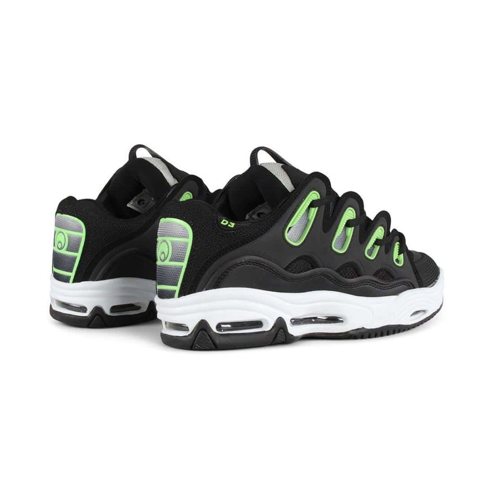 Osiris D3 2001 Shoes - Black / White / Green