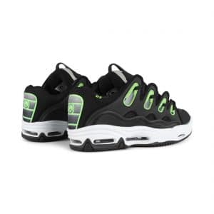 Osiris D3 2001 Skate Shoes Black White Green Supereight