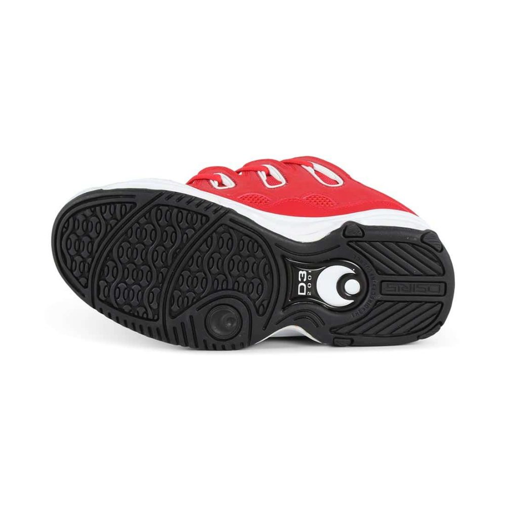 Osiris D3 2001 Shoes – Red / White / Black