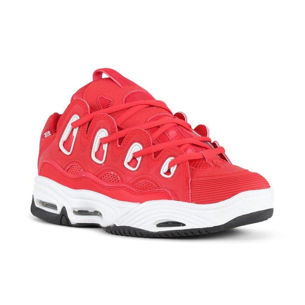 Osiris D3 2001 Shoes – Red / White / Black