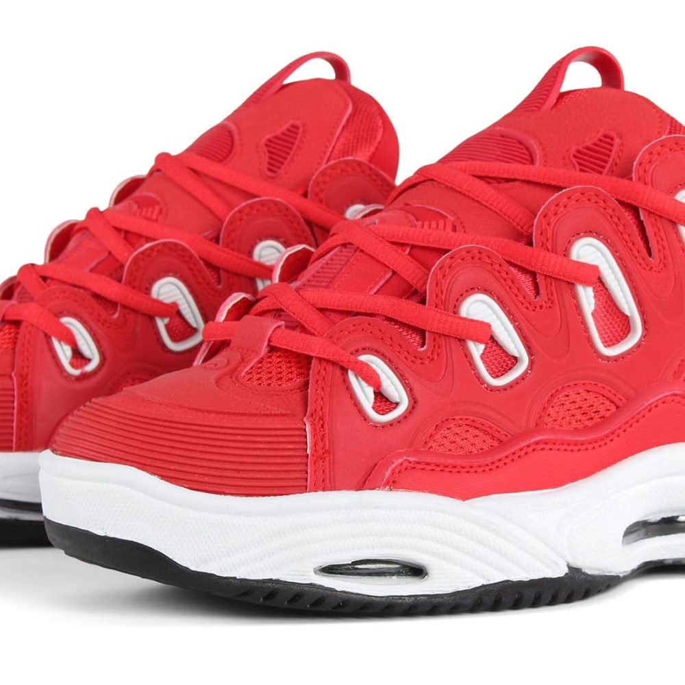 Osiris D3 2001 Shoes – Red / White / Black